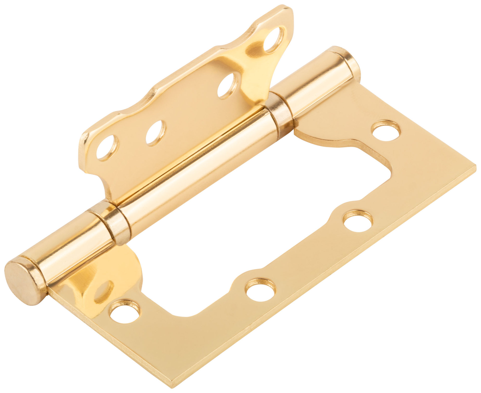 Петля дверная универсальная (без врезки) Стандарт 100х75х2,5 мм латунь (2ВВ - ВР) (66314)