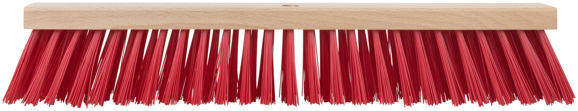 Щетка уличная Профи деревянная, жесткая щетина, отверстие с резьбой под углом, 5-ти рядная, 500х65 мм (68053)