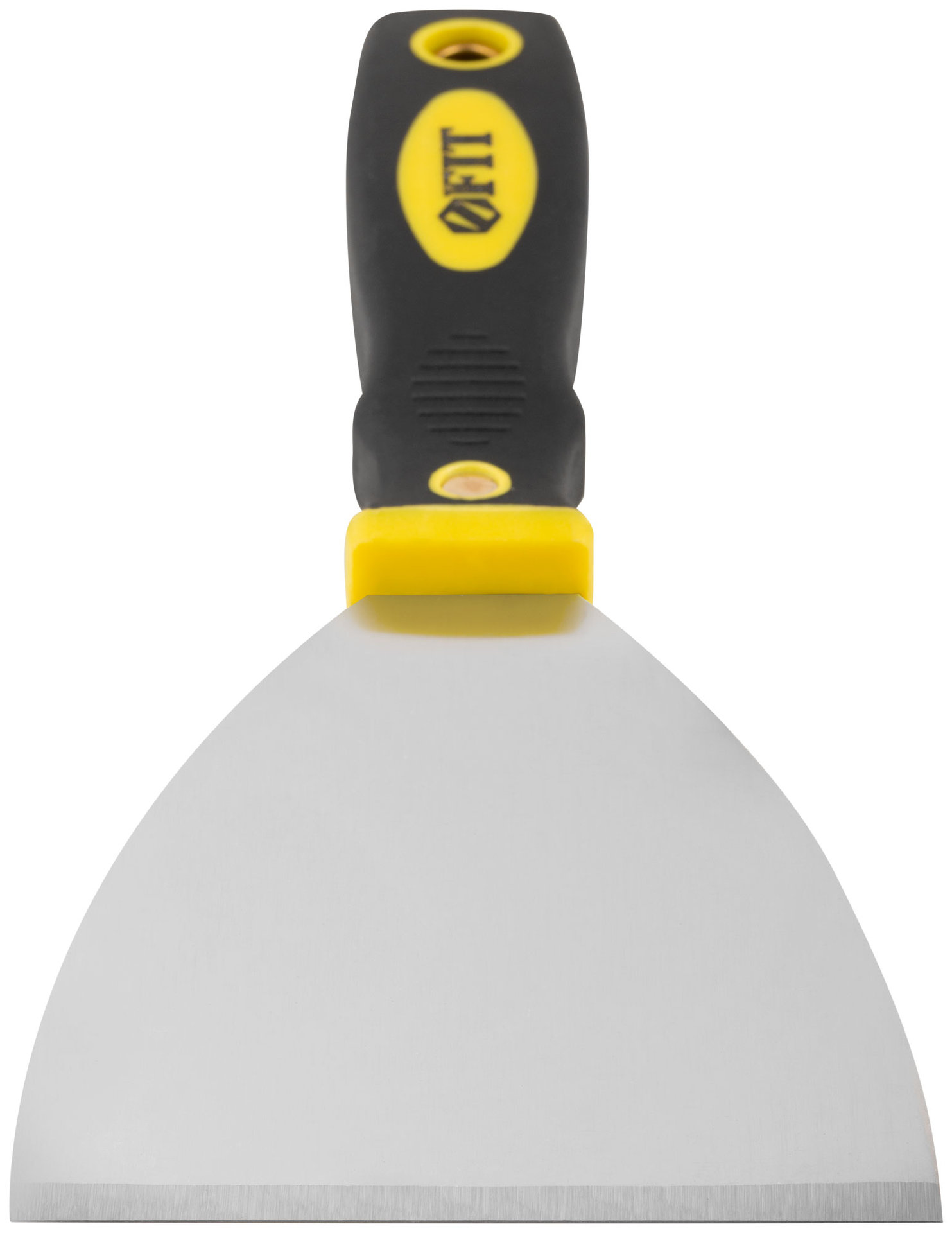 Шпатель для удаления ржавчины Профи, толщ. лезвия 1 мм, двухкомп.ручка с метал.бойком 4 (100 мм) (06674)