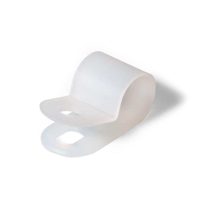 Скоба пластиковая СНК 16 (100шт) (Fortisflex) (74358)