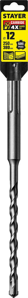Бур SDS-max Professional Hercules-4Х STAYER 12x250/380 мм 29370-250-12  