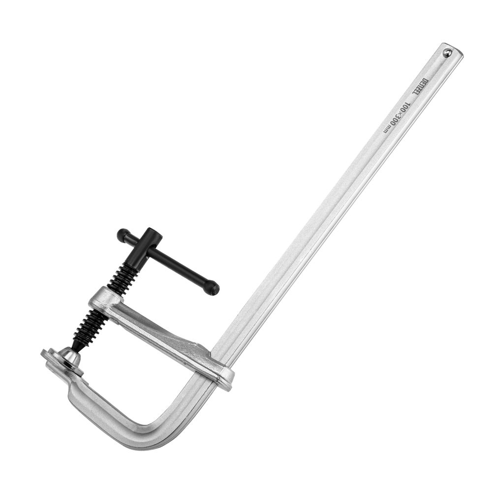 Струбцина F-образная, 100x300мм, кованая Denzel (20470)