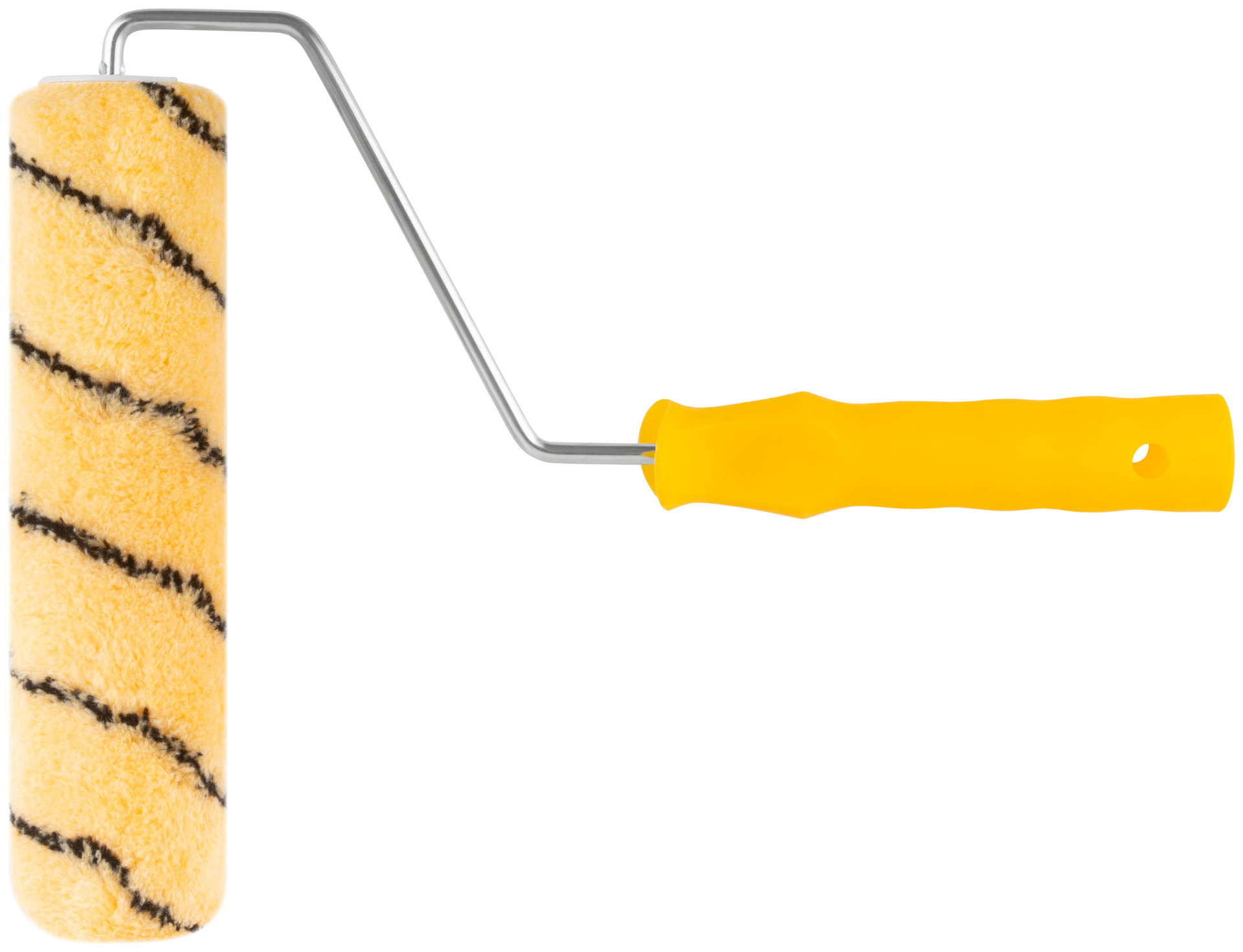 Валик полиакриловый, бежевый с черной полоской, диам. 40/61 мм; ворс 10,4 мм, 230 мм (01854)