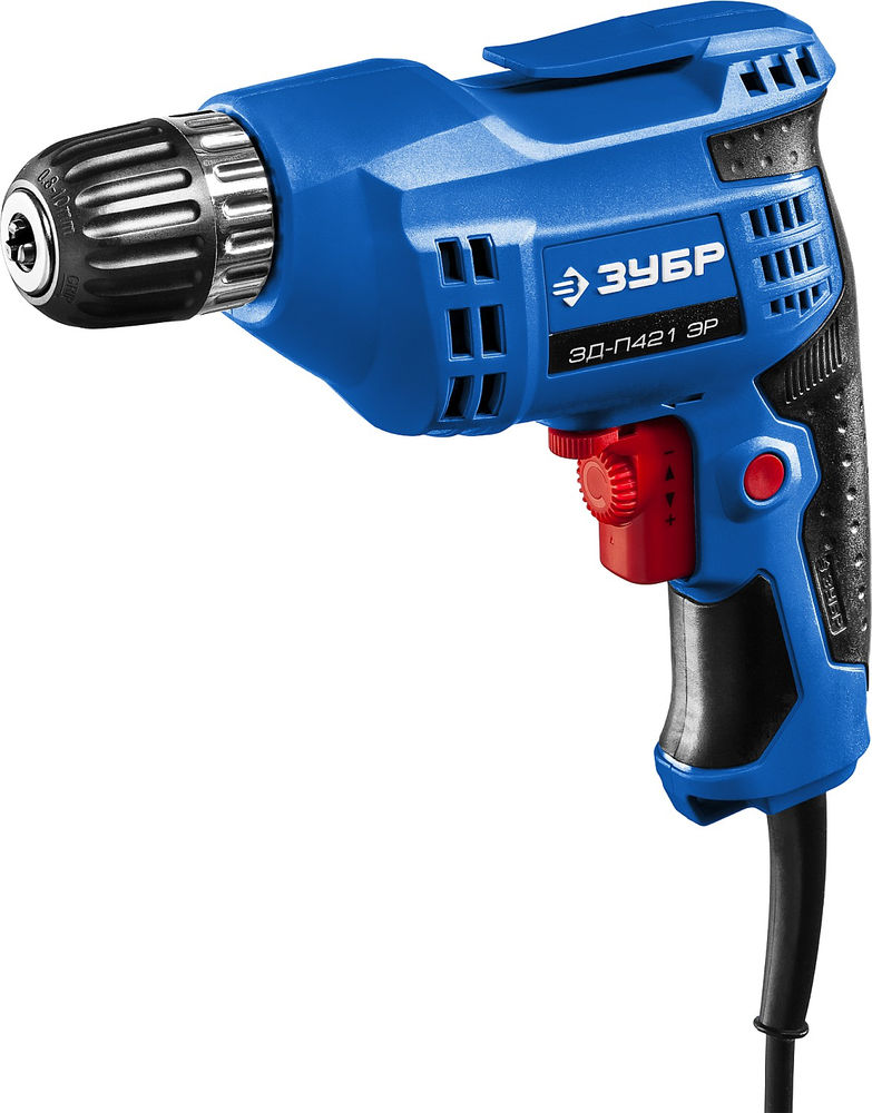 Дрель безударная 420 Вт 10 мм БЗП Профессионал ЗУБР ЗД-П421 ЭР
