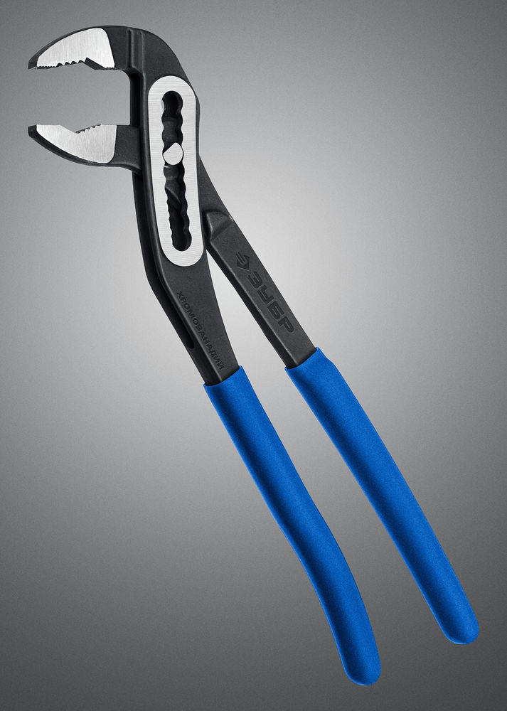 Клещи переставные с широким зевом 250 мм, захват 60 мм, CrV ЗУБР Профи 2244-25