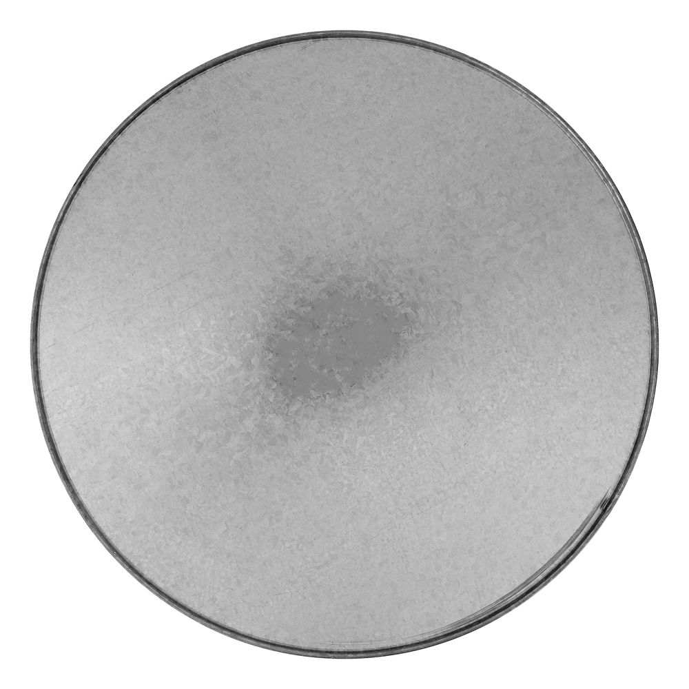 Бак для воды оцинкованный с крышкой (крышка с ручкой) 20 л, без крана (67548)