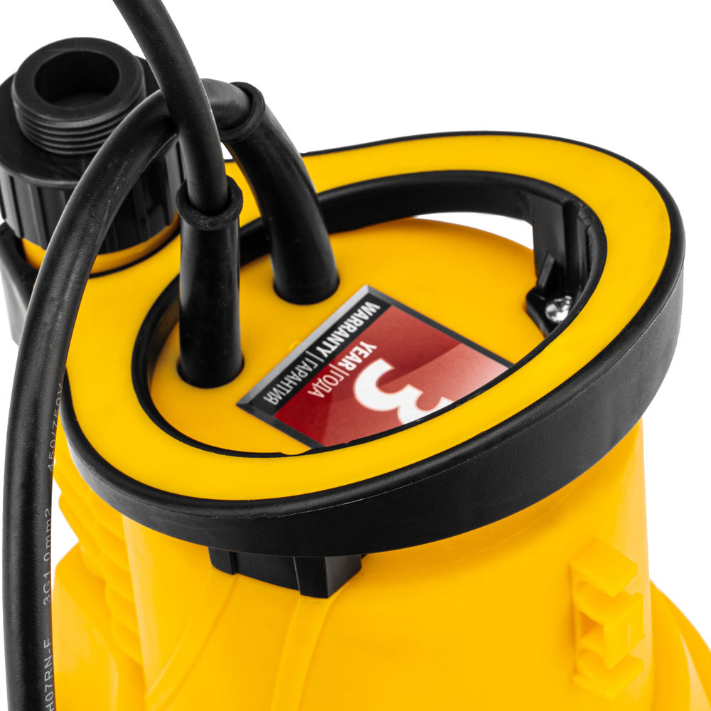 Дренажный насос для чистой воды DPB400, 400 Вт, подъем 11 м, 5500 л/ч Denzel (97266)