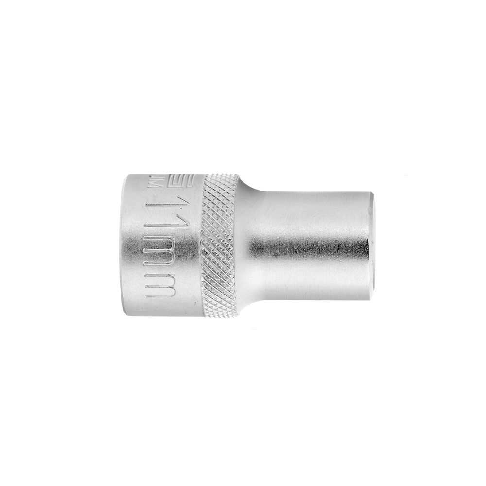 Головка торцевая, 11 мм, двенадцатигранная, CrV, под квадрат 1/2, хромированная Stels