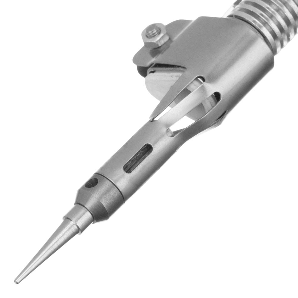 Горелка газовая, тип Карандаш c пьезоподжигом + 4 насадки для пайки, 200 мм Sparta (914325)