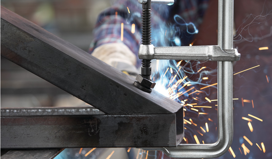 Струбцина classiX 400/140, 11 кН, затяжка 40 Нм, Т-ручка GSM40 BE-GSM40