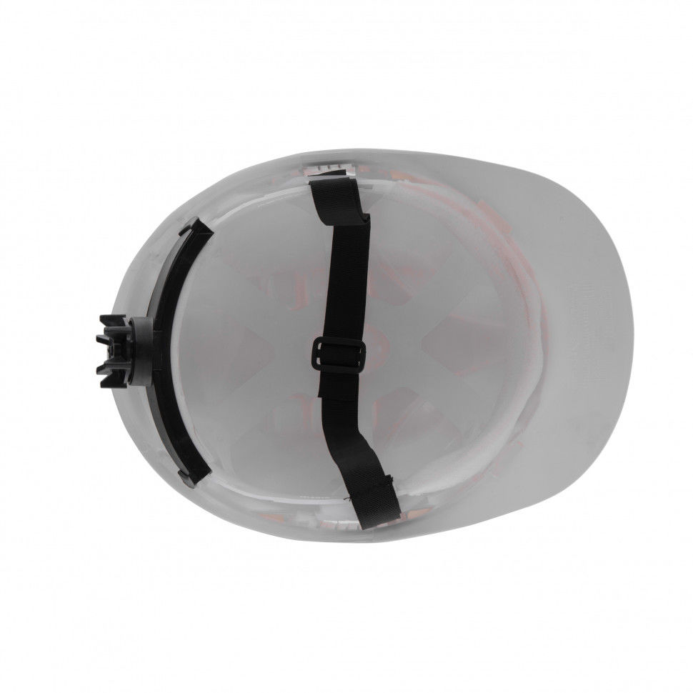 Каска защитная с храповым механизмом, Европласт, белая Сибртех (89109)