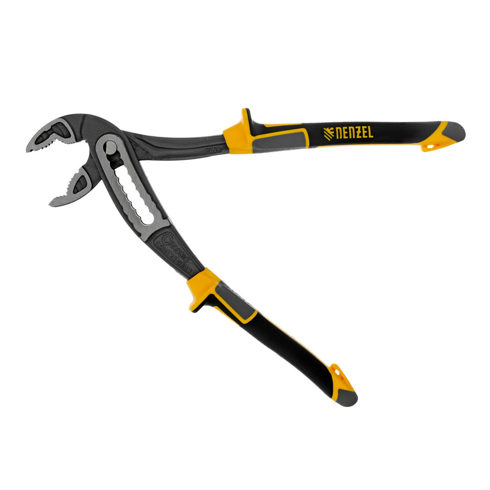 Клещи переставные, трехкомпонентные рукоятки 240 мм Denzel (17900)