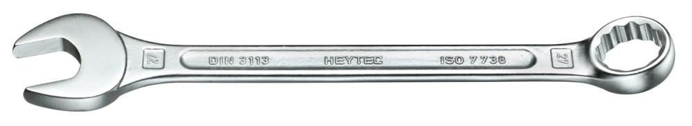 Ключ гаечный комбинированный 41 мм, Cr-V, хром, DIN 3113A, HEYCO HE-50810041080