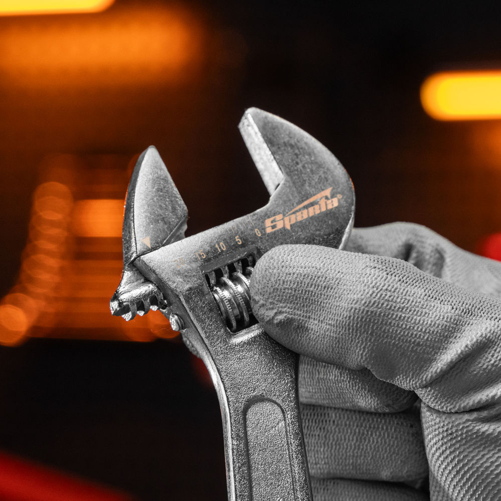 Ключ разводной, 200 мм, хромированный Sparta