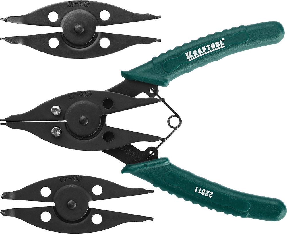 Съемник стопорных колец 6-in-1 внешний/внутренний Universal KRAFTOOL 22811