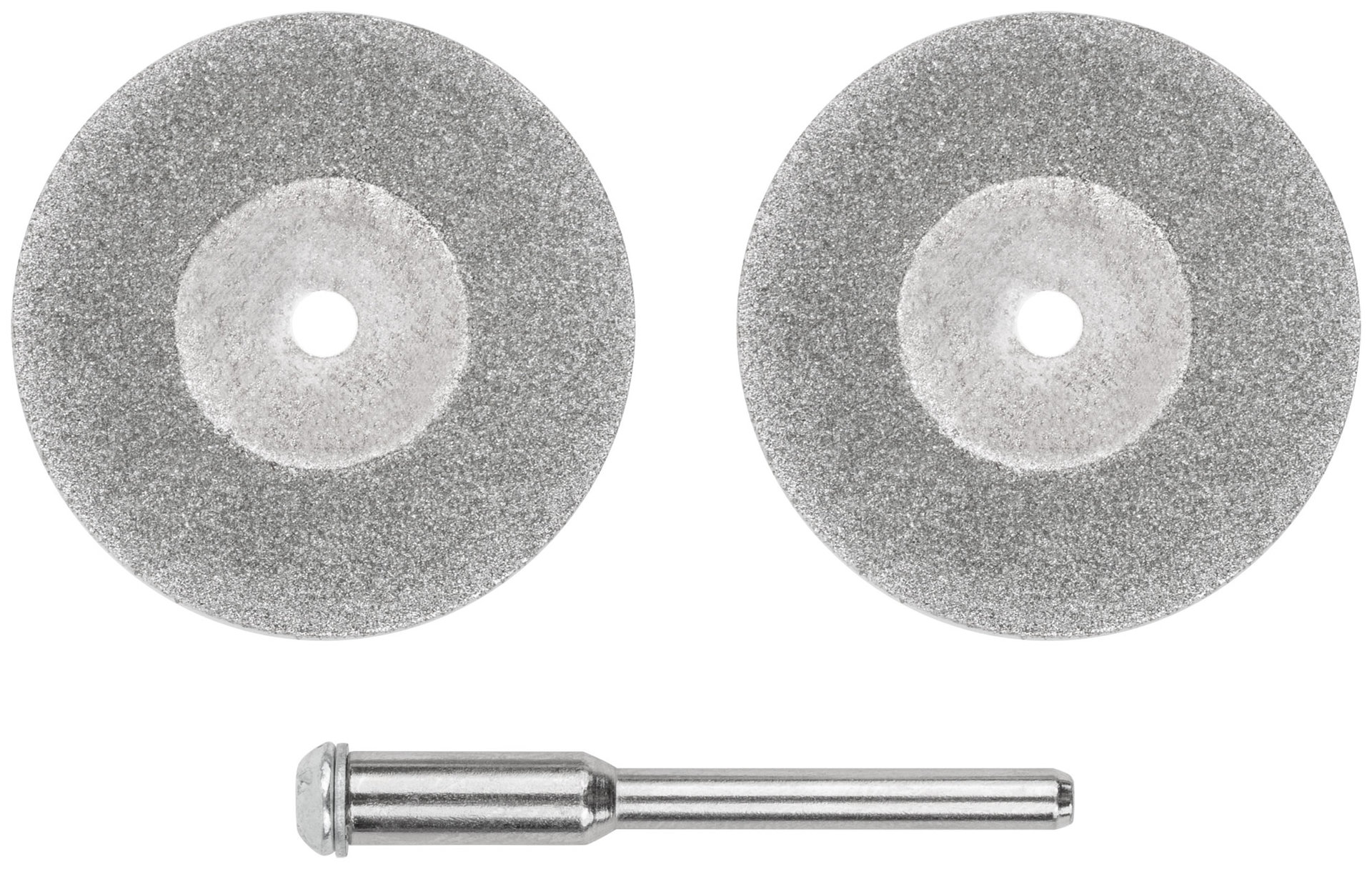 Круги с алмазным напылением 2 шт. и штифт диам. 3 мм, 30 мм (36931)
