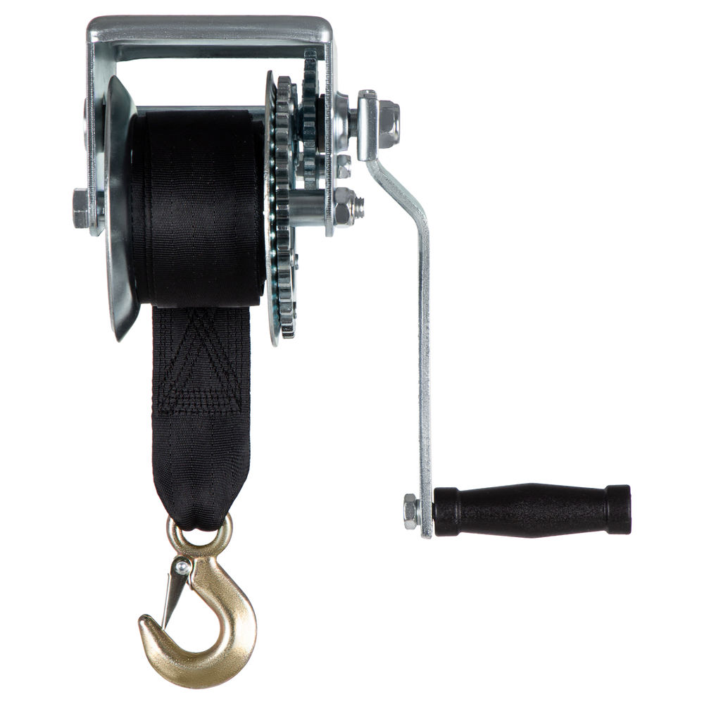 Лебедка шестеренчатая, тяга 0.8 т, ленточная Matrix (522715)