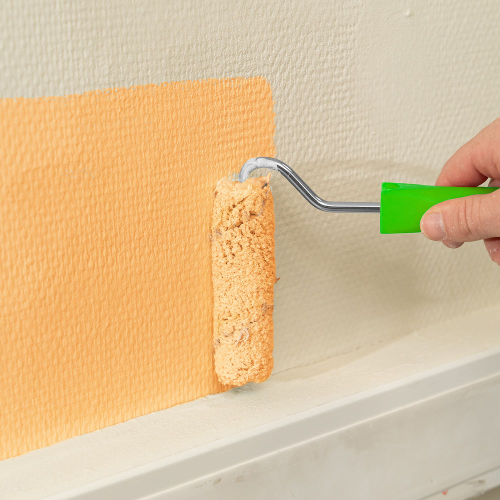 Мини-валик сменный Водные краски, 110 мм, ворс 12 мм, D 16 мм, D ручки 6 мм, полиэстер Сибртех (80582)