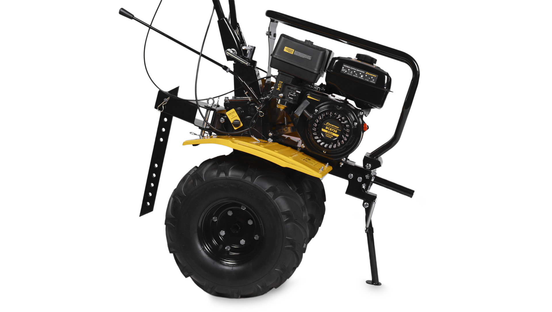 Мотоблок Champion BC8738 (7лс 3F/1R 81см 35см 6л 84кг, колеса 19х7.00-8 шкив) (BC8738)