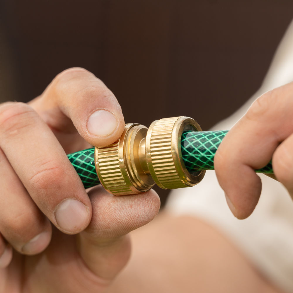 Муфта ремонтная для шланга, 1/2, латунная Palisad (66535)