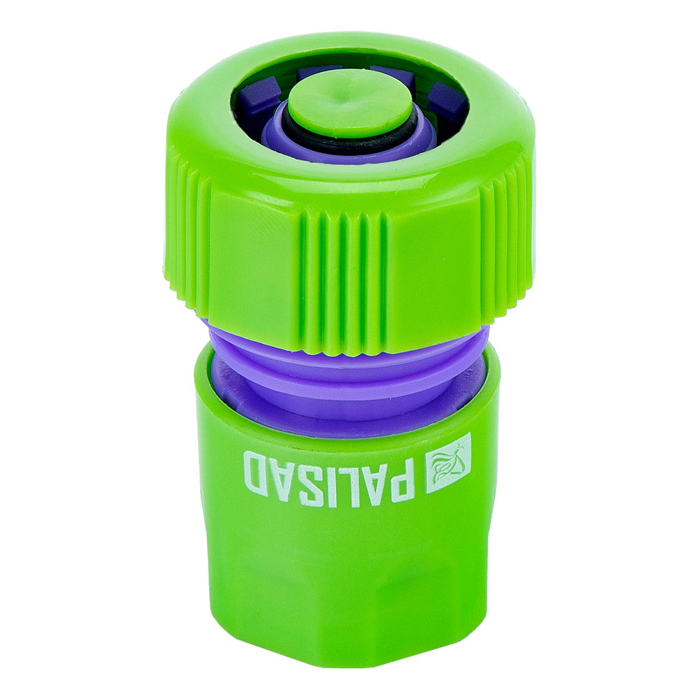 Набор для подключения шланга 3/4, пистолет 7 режимов полива, адаптер, 2 соединителя Palisad (65178)