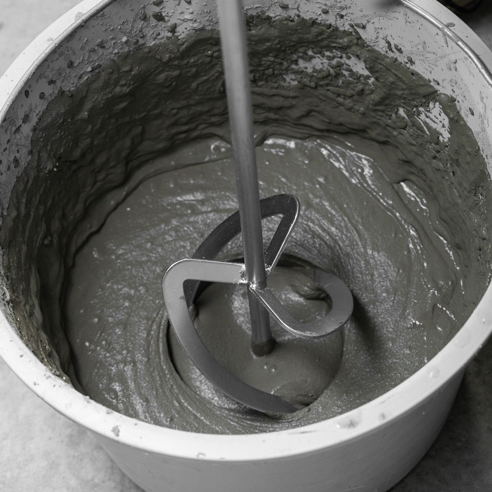 Насадка для миксера, для легких растворов, 140 х 590 мм, оцинкованная, хвостовик резьба М14 Сибртех (848987)