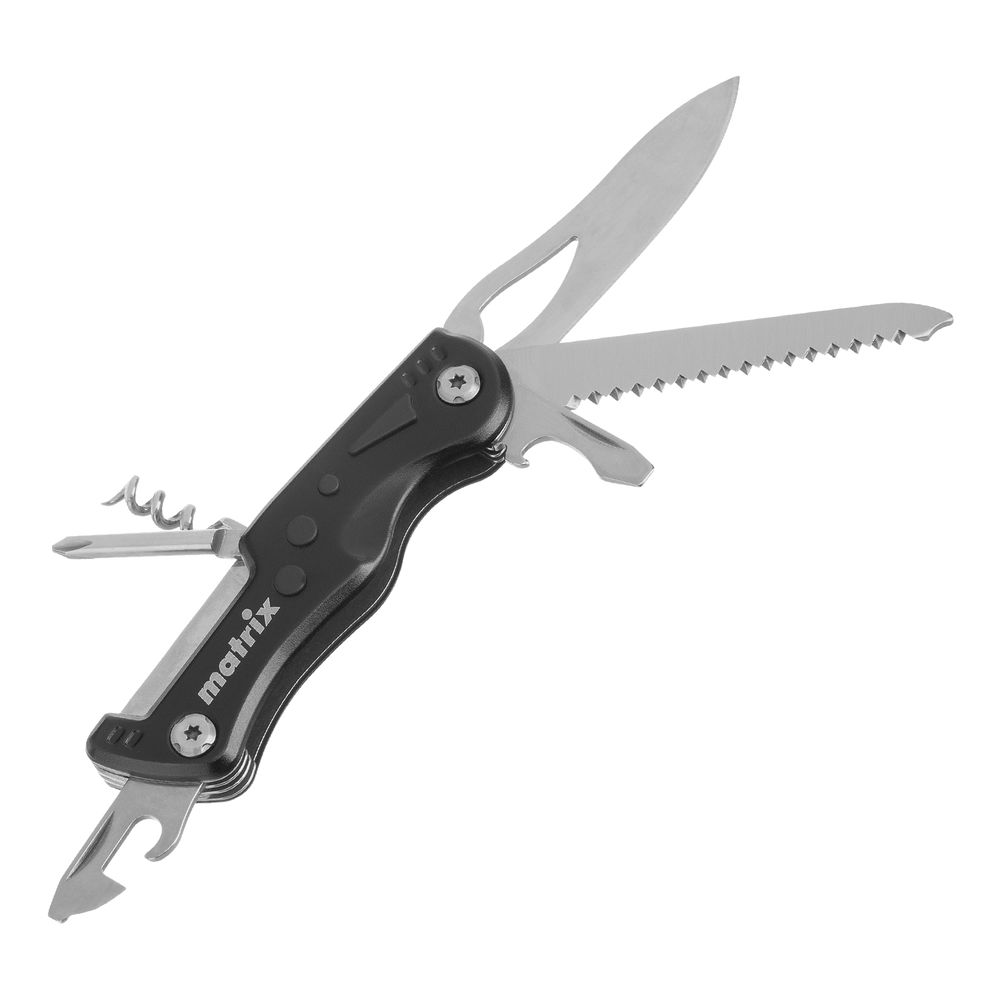 Нож многофункциональный, 7 функций, в чехле, 107 мм Matrix