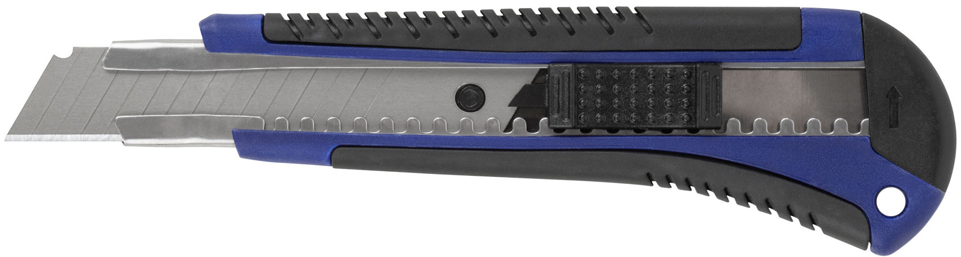 Нож технический пластиковый прорезиненный 18 мм (10197М)