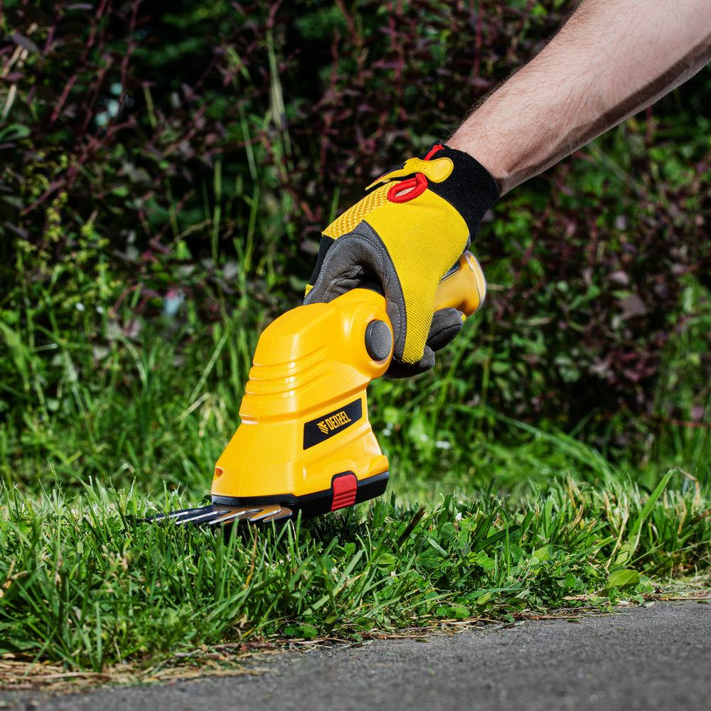 Ножницы-кусторез с телескопической штангой аккумуляторные G801E с акк. 7.2В Li-Ion 1.5 Ач Denzel (96815)