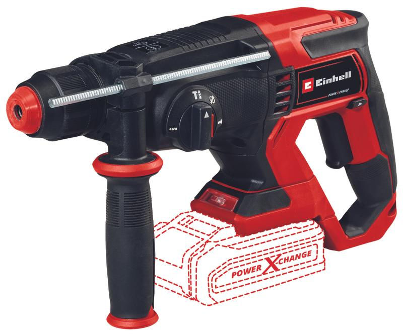 Перфоратор аккумуляторный Einhell PXC TE-HD 18/20 Li,18В,3 режима,1.8Дж,20мм,кейс,без АКК и ЗУ (4514260)