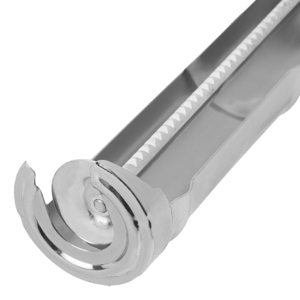 Пистолет для герметика, 310 мл, полуоткрытый, хромированный, зубчатый шток 7 мм Matrix (88640)