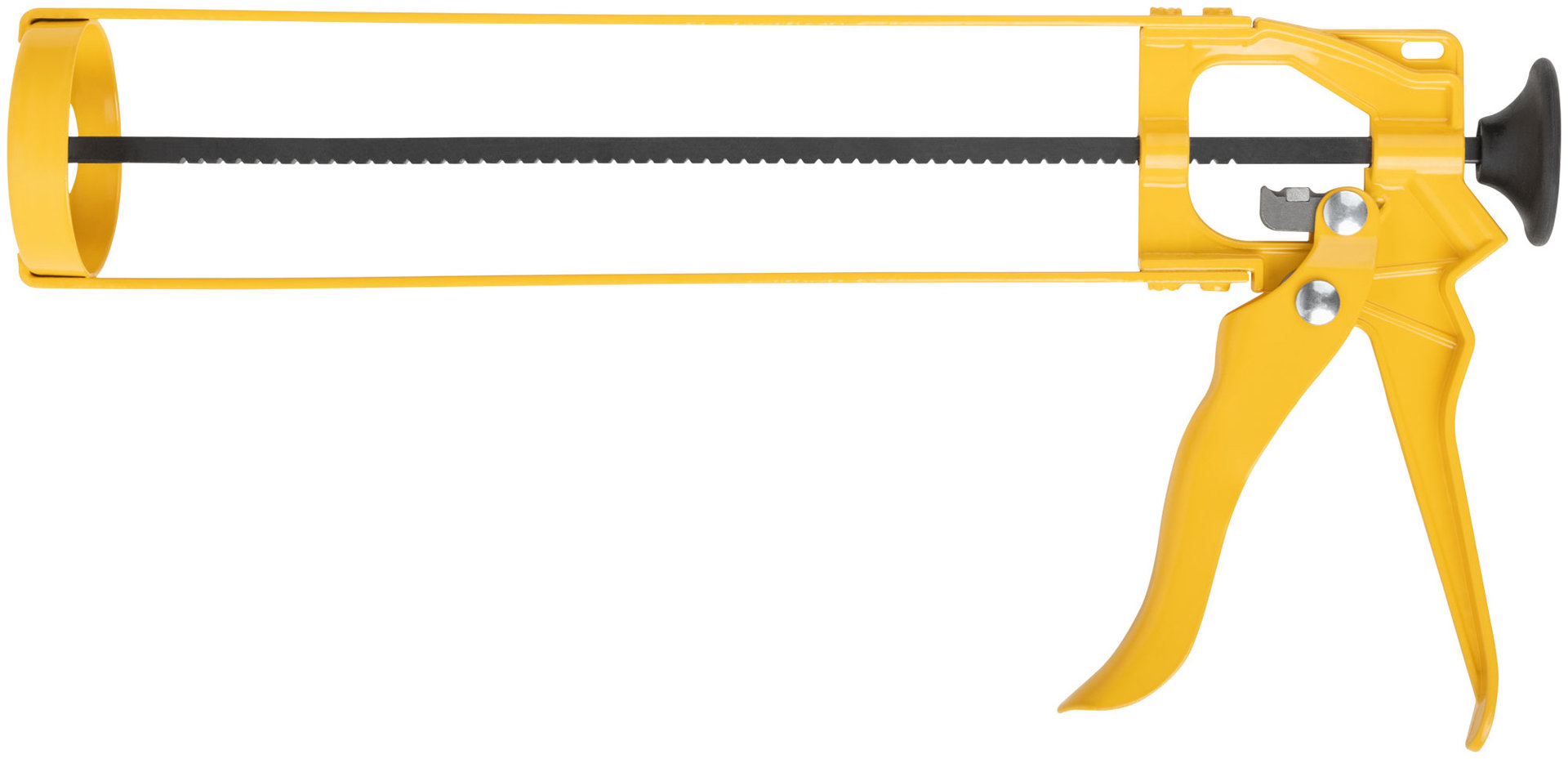 Пистолет для герметика 225 мм скелетный усиленный, магнитный спуск (14227)