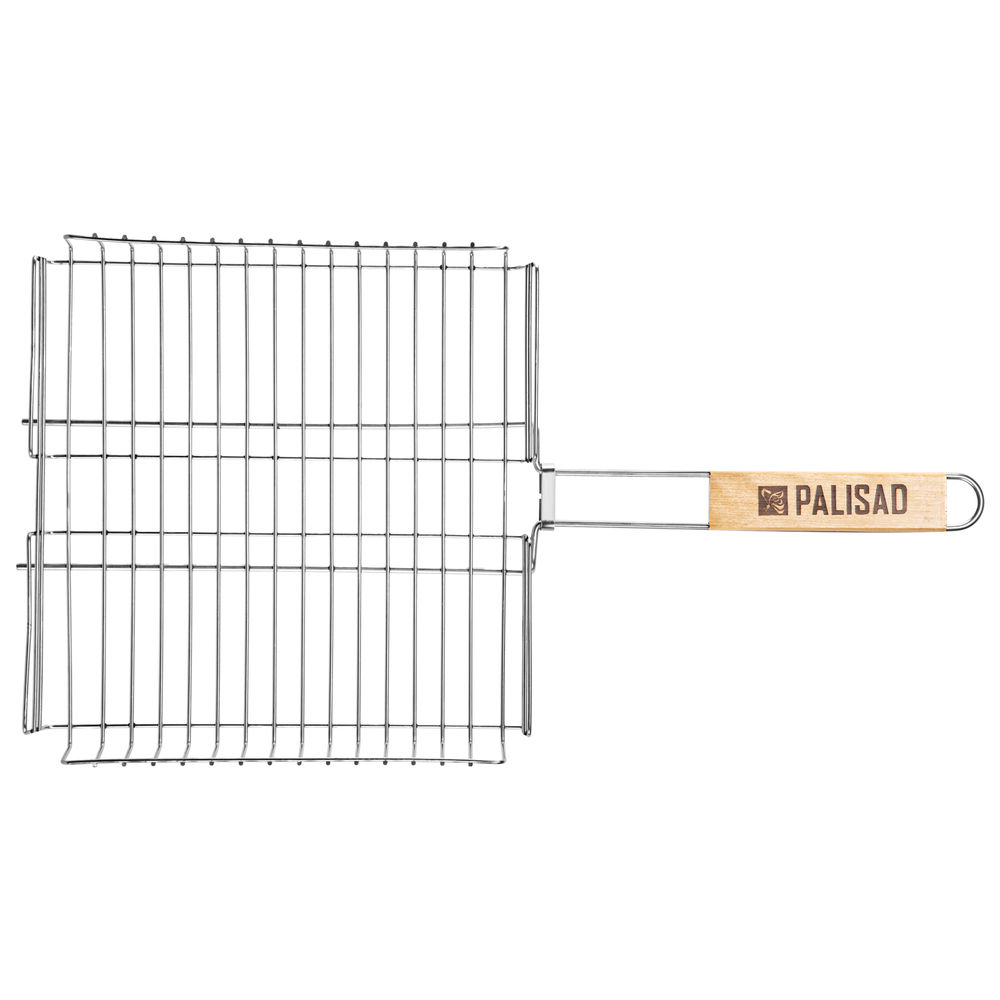 Решетка-гриль 340х340х60 мм, объемная, нержавеющая сталь, Camping Palisad (69647)