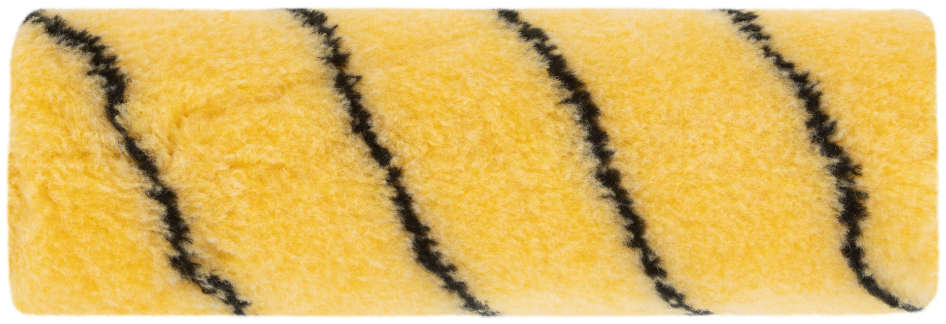 Ролик полиакриловый, бежевый с черной полоской, диам. 40/61 мм; ворс 10,4 мм, 180 мм (01858)