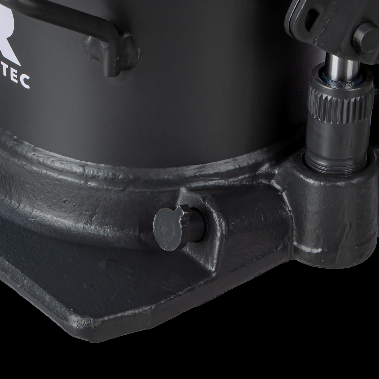 Домкрат бутылочный двухштоковый профессиональный 20 т, 150-245 мм RUNTEC RT-WJ20