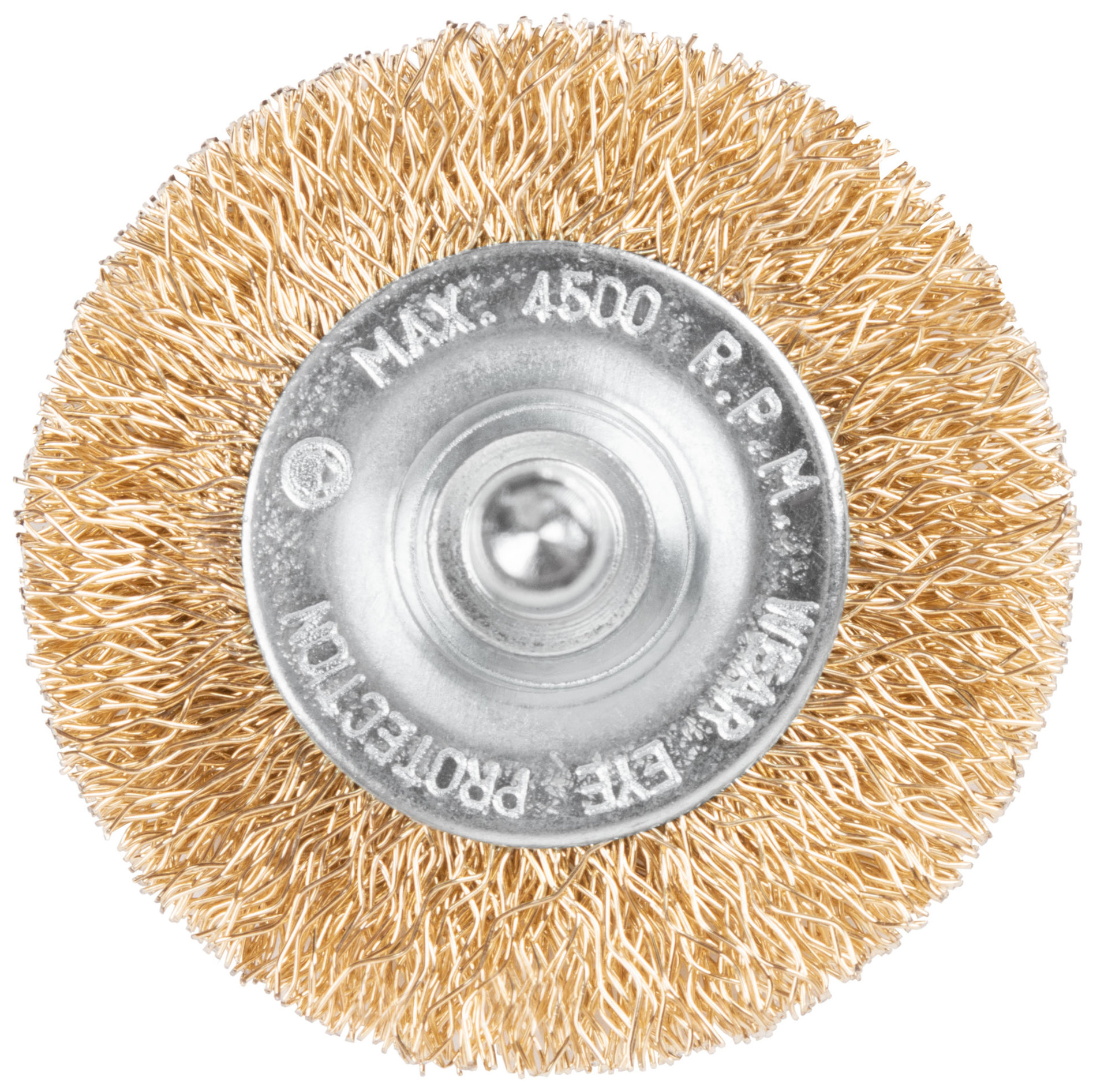 Щетка для дрели, тип Плоская, латун. витая проволока 0,3 мм, 50 мм, блистер, CUTOP Profi (82-914)