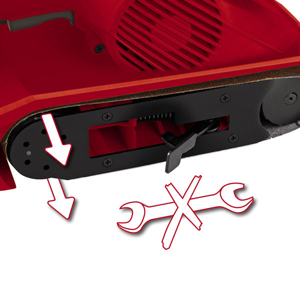 Шлифмашина ленточная Einhell TC-BS 8038, 800Вт, 76х533мм (4466260)