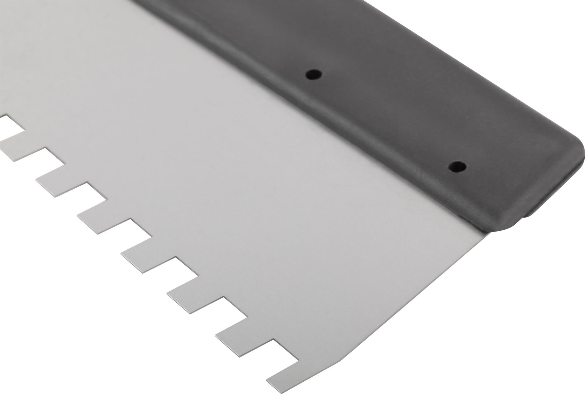 Шпатель фасадный нержавеющий зубчатый 350 мм / зуб 8 мм (06614)