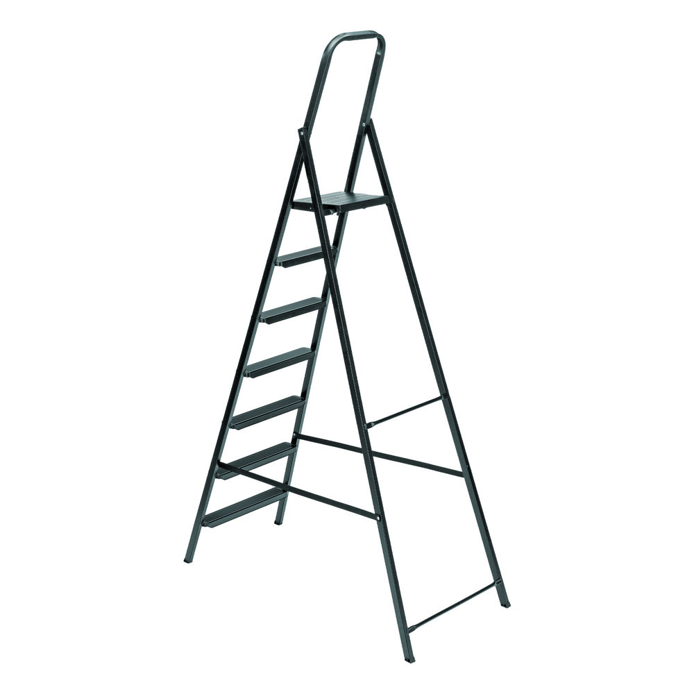 Стремянка 7 ступеней, компактная, стальная Сибртех (97947)