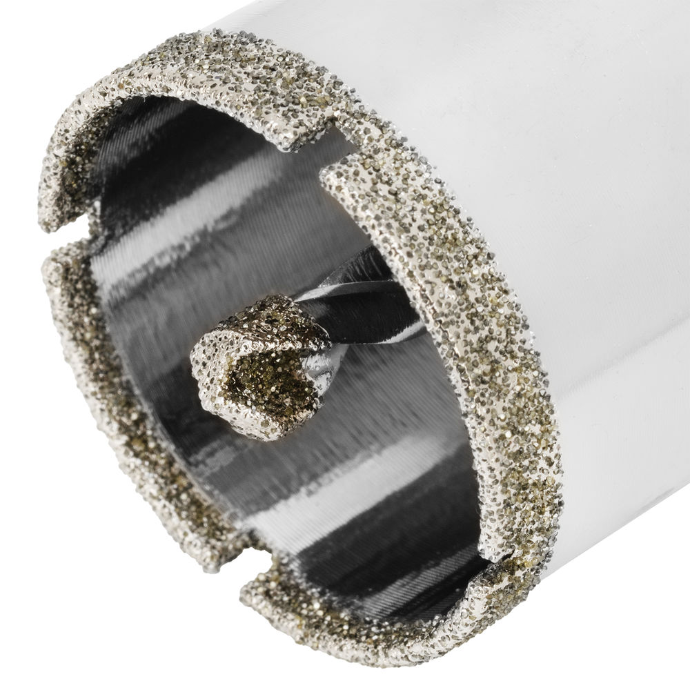 Сверло алмазное по керамограниту, 35 х 67 мм, трехгранный хвостовик Matrix (726353)