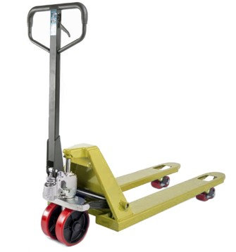 Тележка гидравлическая 2500 кг 1500 мм полиуретановые колеса TOR AC (серия J) (1049887)