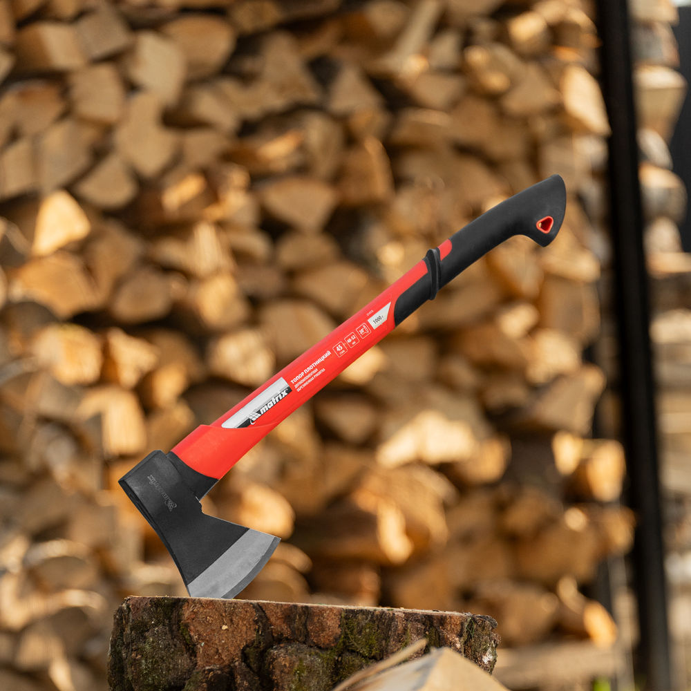 Топор, 1000 г, эргономичная фибергласовая рукоятка, 610 мм Matrix