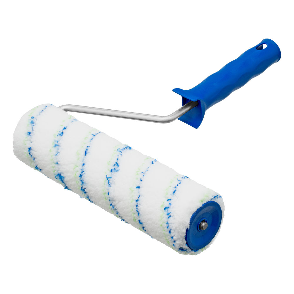 Валик Водные краски, 250 мм, ворс 12 мм, D 48 мм, D ручки 8 мм, полиэстер Сибртех (80137)