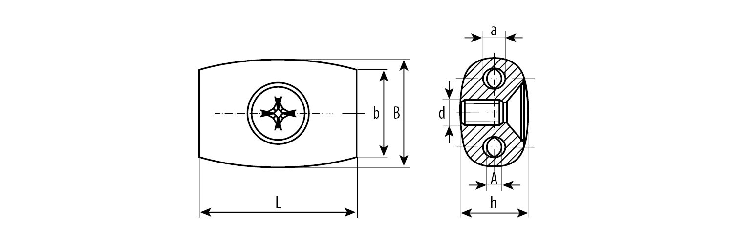 Зажим троса Бочонок 4 мм, 20 шт ЗУБР 4-304455-04