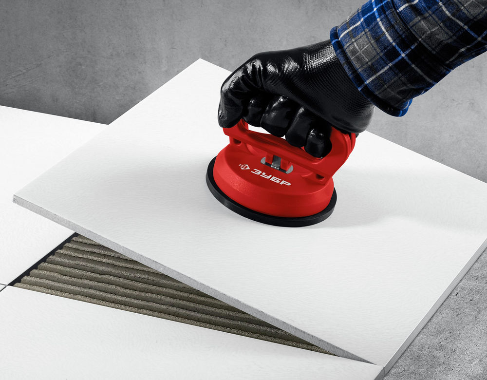 Подъемник одинарный пластмассовый на присоске 40 кг ЗУБР 33724-1