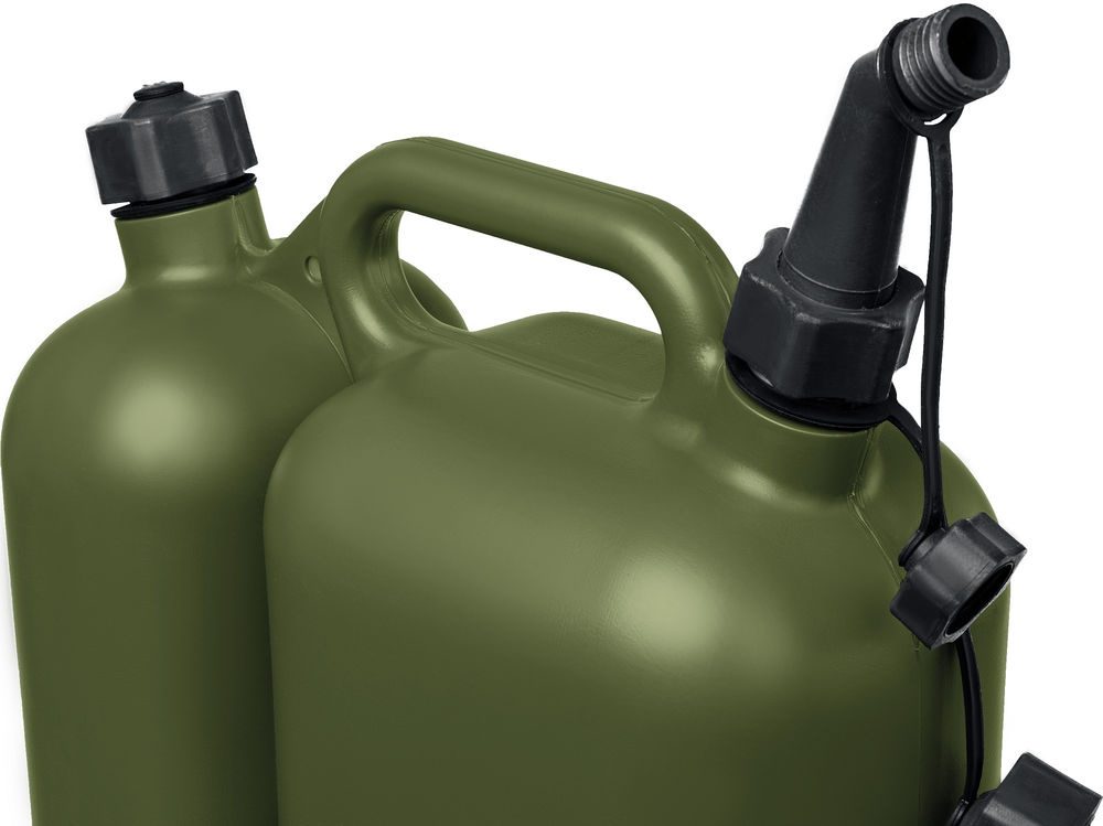 Канистра пластиковая усиленная двухсекционная 5 + 2.5 л ЗУБР Профессионал 38367-7.5