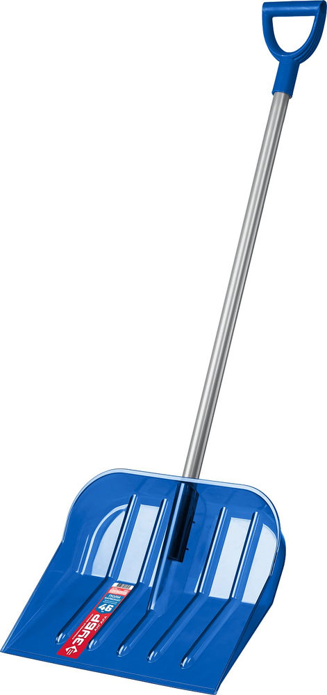 Снеговая лопата 460мм ковш из поликарбоната, алюминиевый черенок ЗУБР АНГАРА 39981