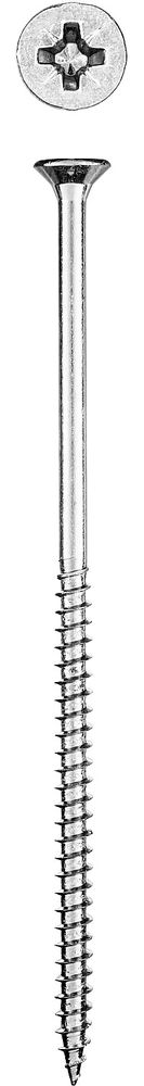 Саморез универсальный 140 х 6.0 мм, белый цинк, 600 шт СУ-Б ЗУБР 300370-60-140