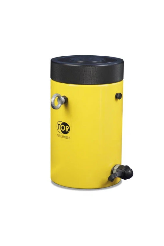 Домкрат гидравлический TOR HHYG-100150LS (ДГ100П150Г) 100 т с фиксирующей гайкой (1004739)