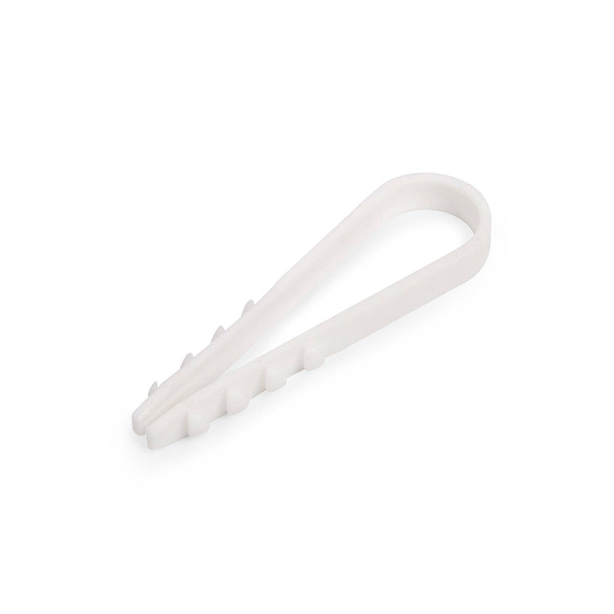 Дюбель-хомут ДХ 11–18 (бел) (100шт) (Fortisflex) (56867)